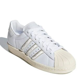 NEW Adidas Originals Superstar White Silver stripes Womens 8 US 40 EUR CG5997